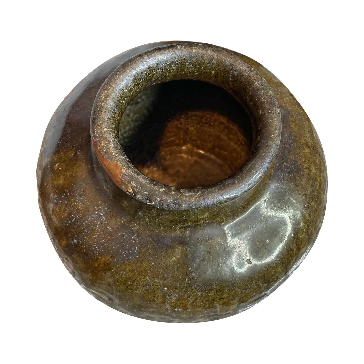 19th Century Japanese Meiji Tanba Stoneware Vessel