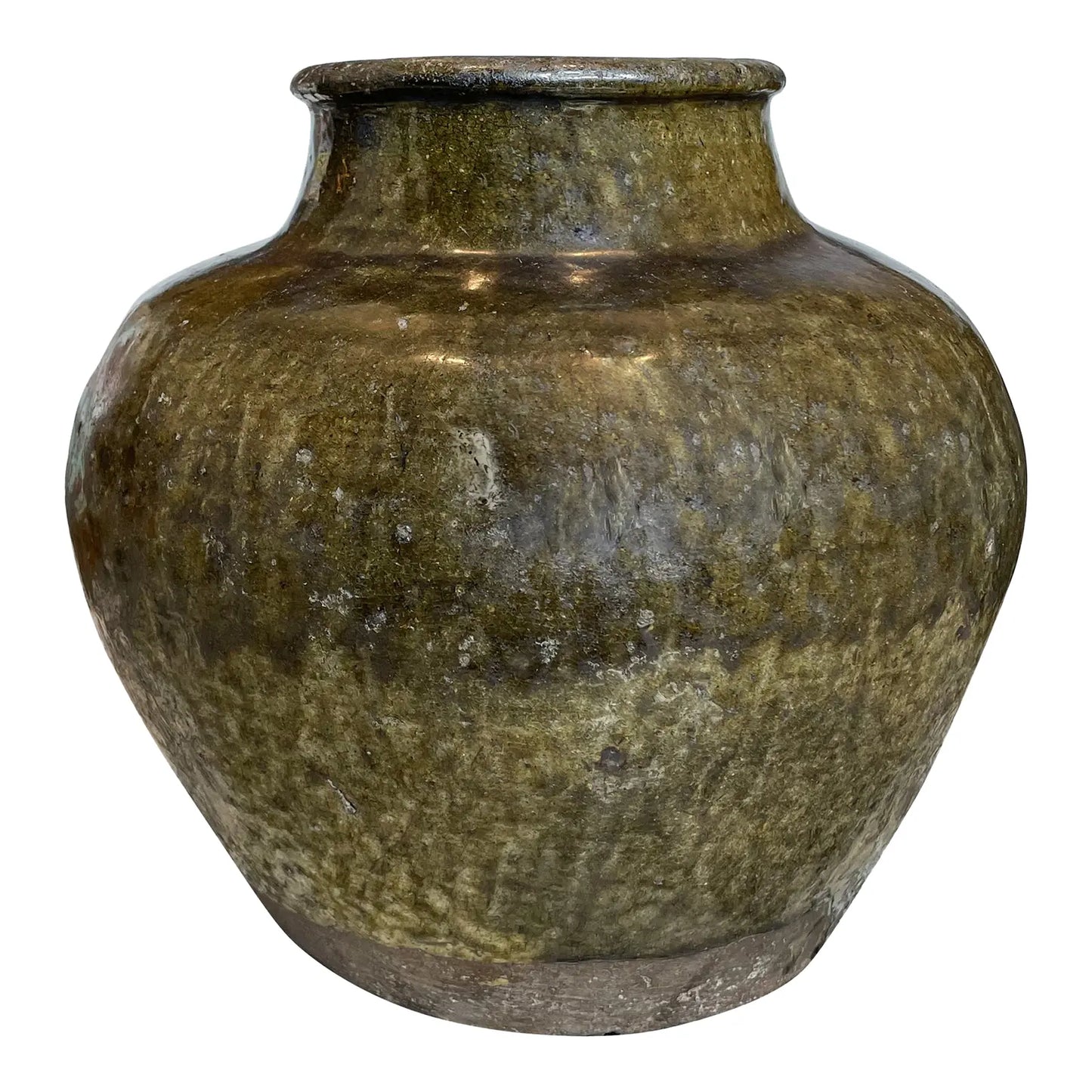 19th Century Japanese Meiji Tanba Stoneware Vessel