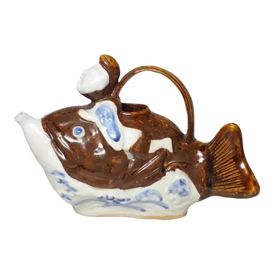 19th Century Japanese Hirado Porcelain Sake Ewer