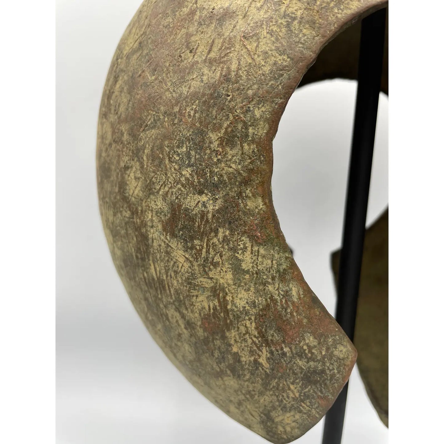 19th Century African Mounted Copper Mbole Currency Form
