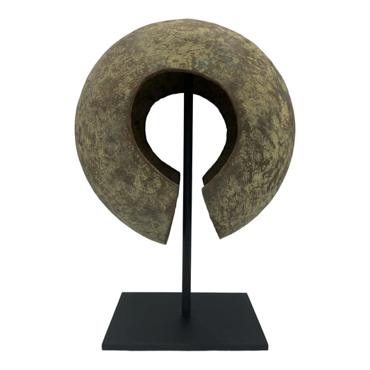 19th Century African Mounted Copper Mbole Currency Form