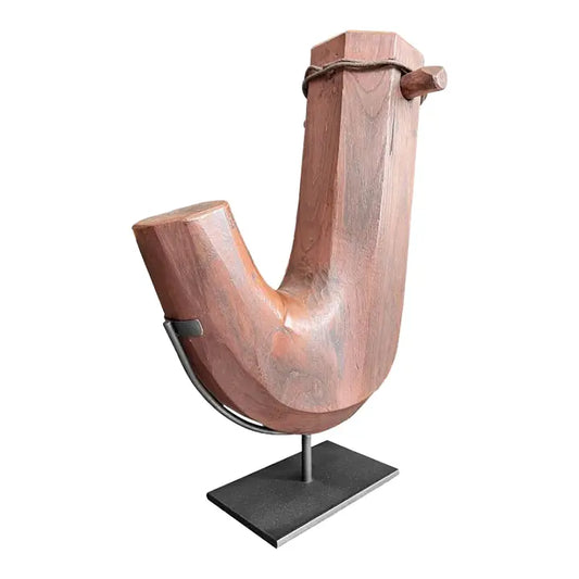 19th Century Japanese Edo Ebisu Jizaikagi Mounted Hook