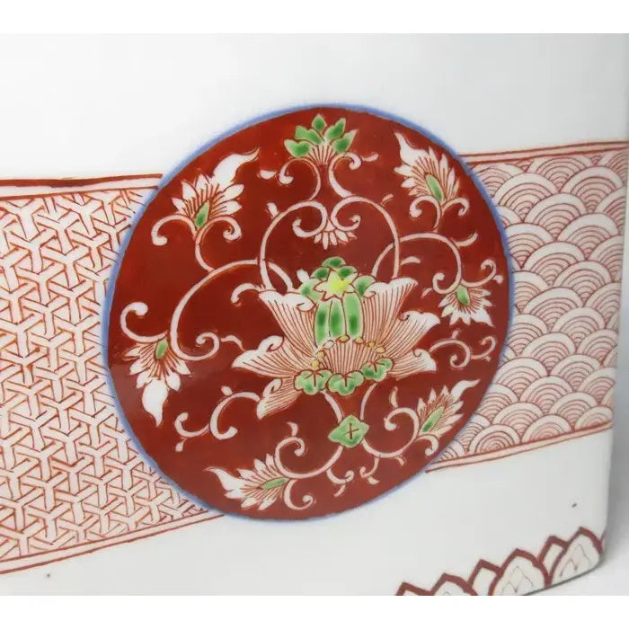 19th Century Japanese Imari Porcelain Tea Ceremony Mizusashi