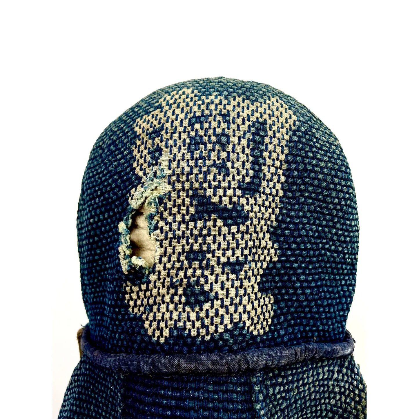 Antique Japanese Meiji Boro Fire Fighters Hat