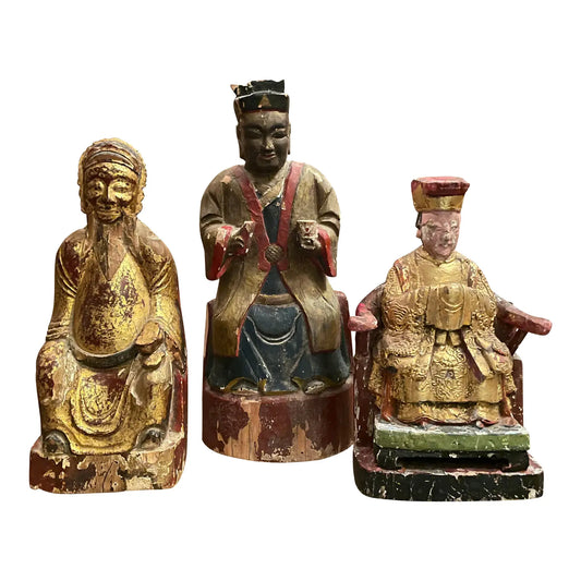 Qing Dynasty Chinese Ancestor Figures