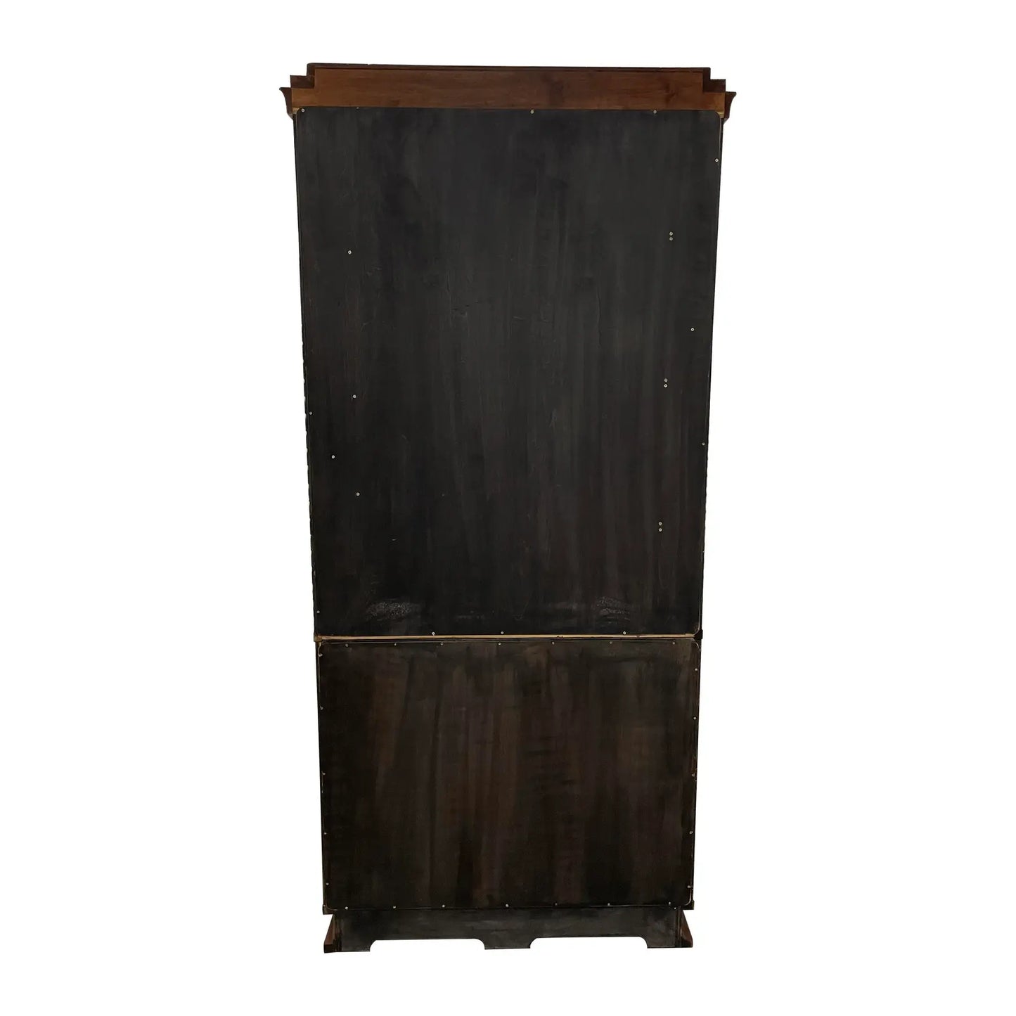 Art Deco Flame Mahogany Bar Cabinet