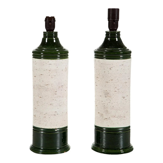 Mid-Century Bitossi Ceramic Table Lamps for Bergboms