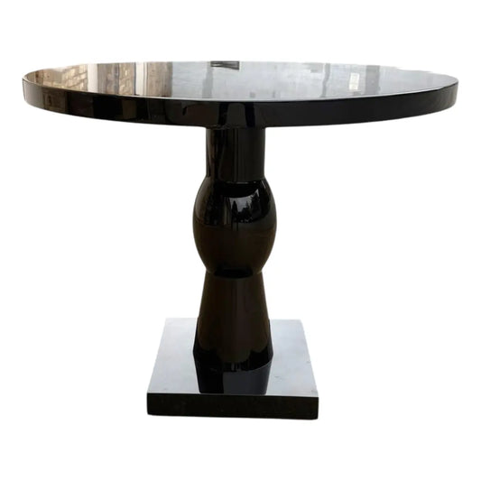 Christian Liaigre for Holly Hunt Black Lacquer Scarabee Center Table