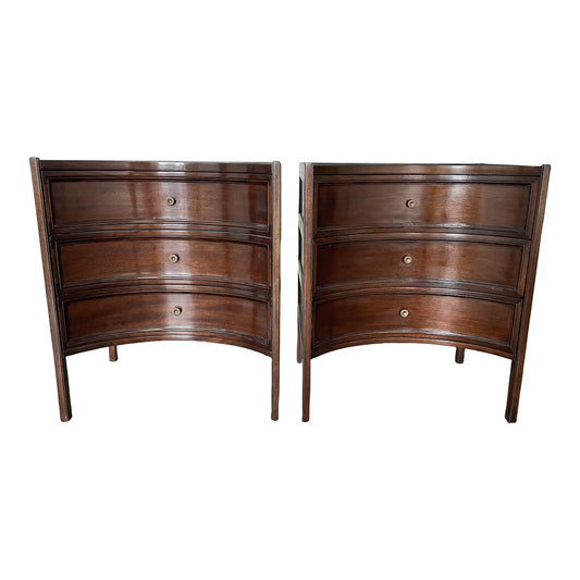 Dessin Fournir Handley Mahogany Nightstand Side Tables