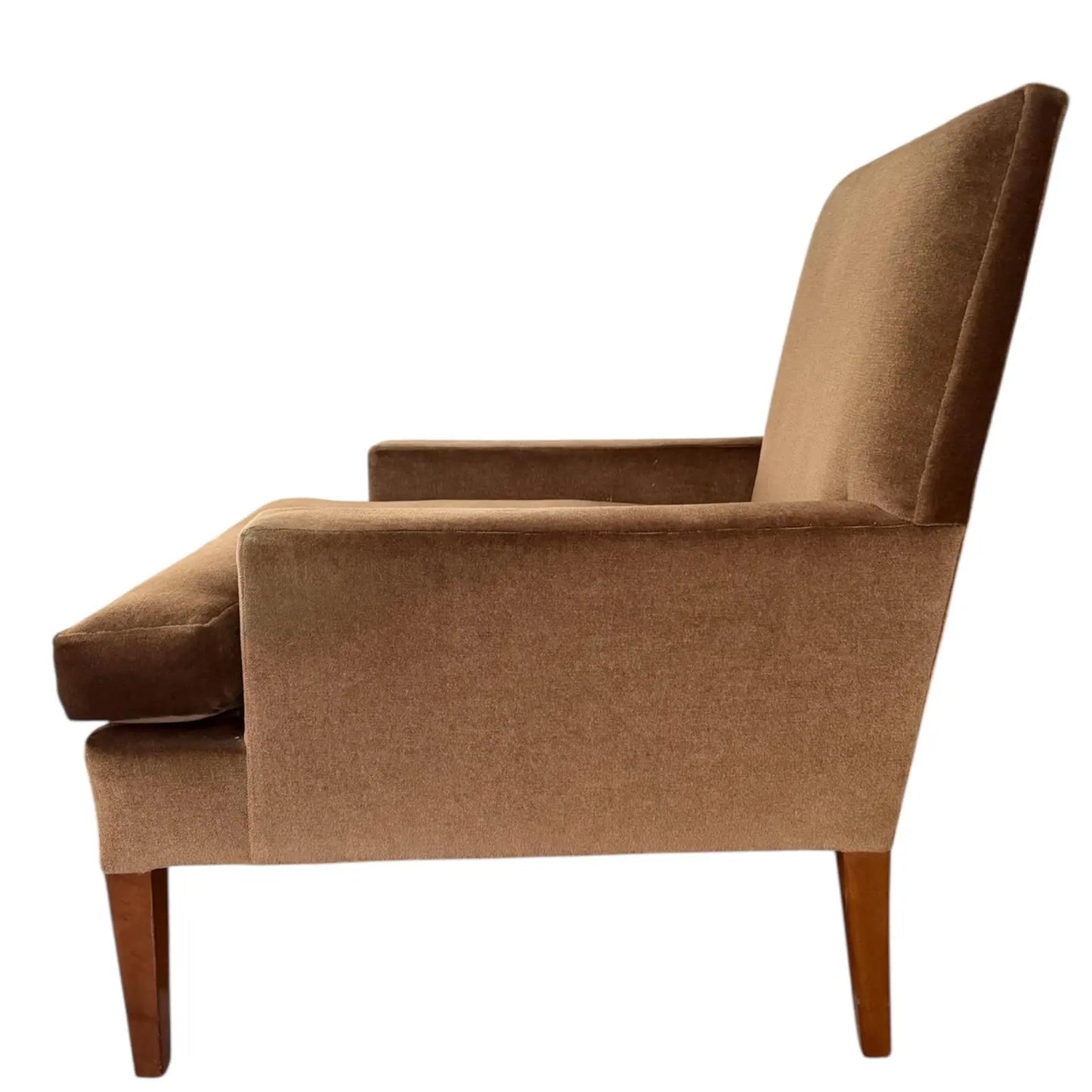 Dessin Fournir Mohair Frey Lounge Chair and Ottoman by Kerry Joyce