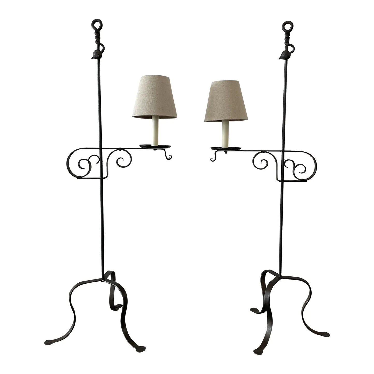 Dessin Fournir Wrought Iron Floor Lamps