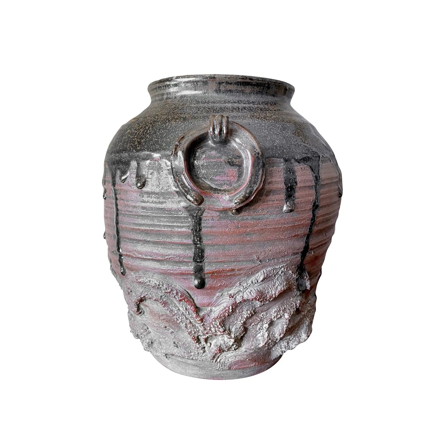 19th Century Japanese Edo Tanba Wabi Sabi Vessel