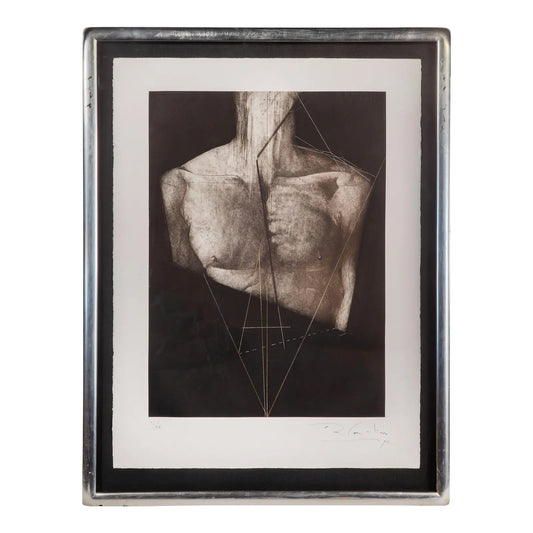 Roberto Cortazar Mexican Contemporary Torso Etching