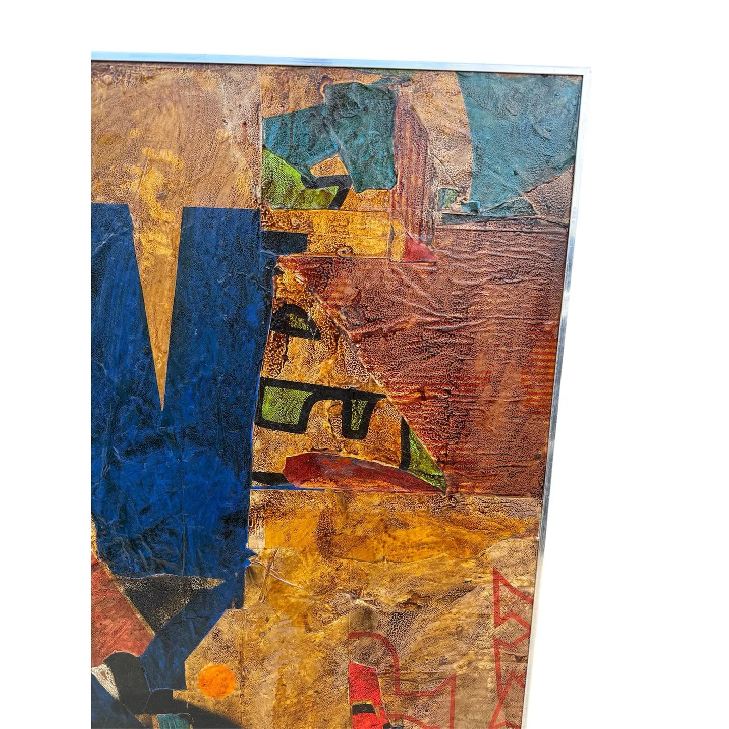 Harry Bouras 'Little Ven Ver (Left)' Mixed Media on Masonite