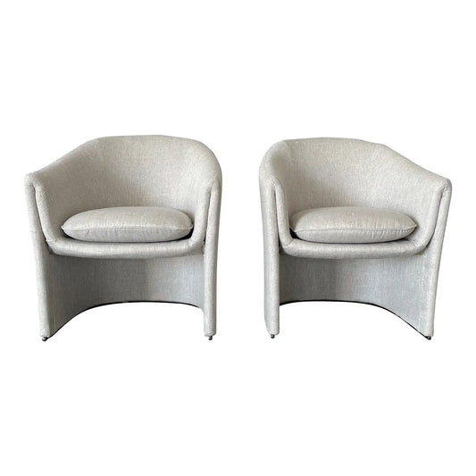 Modern Dunbar Sculptural Lounge Chairs by Lydia dePolo and Jack Dunbar