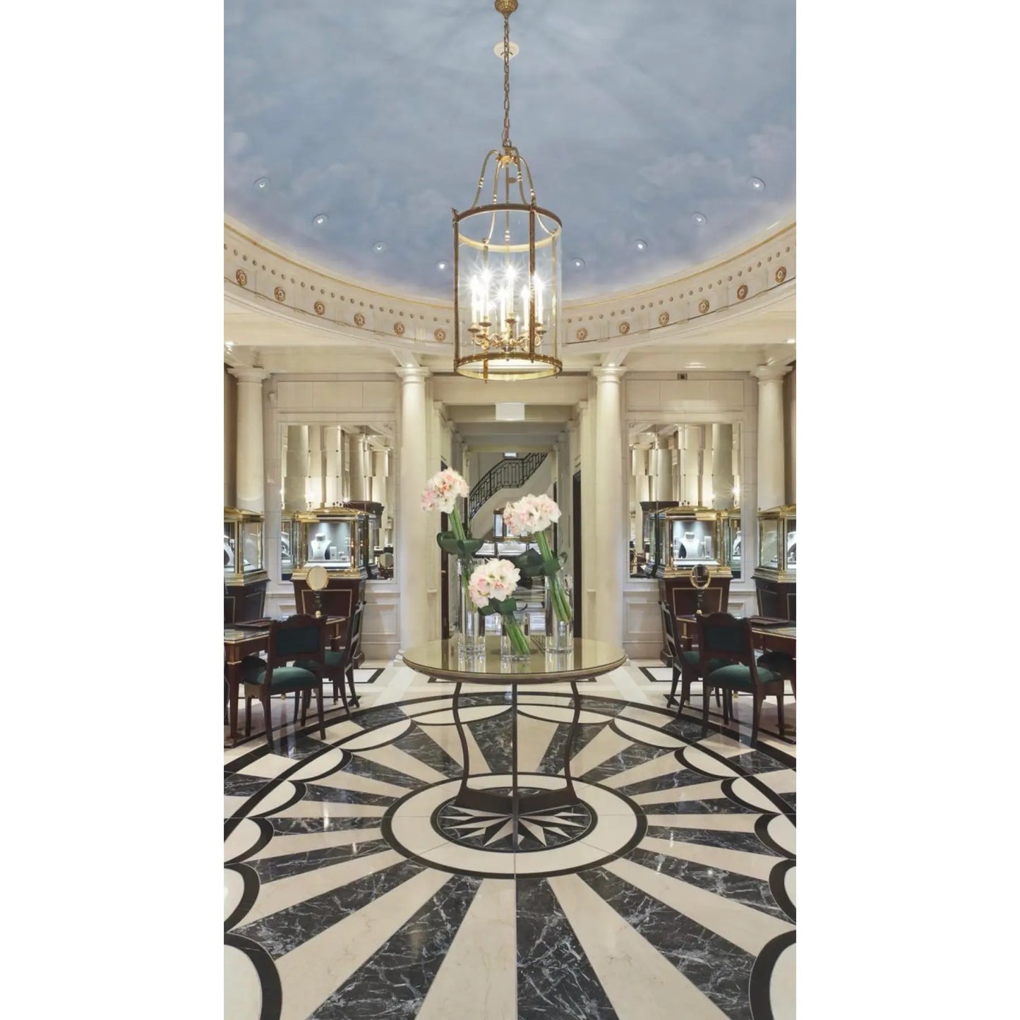 Promemoria Erasmo Shagreen and Bronze Center Table