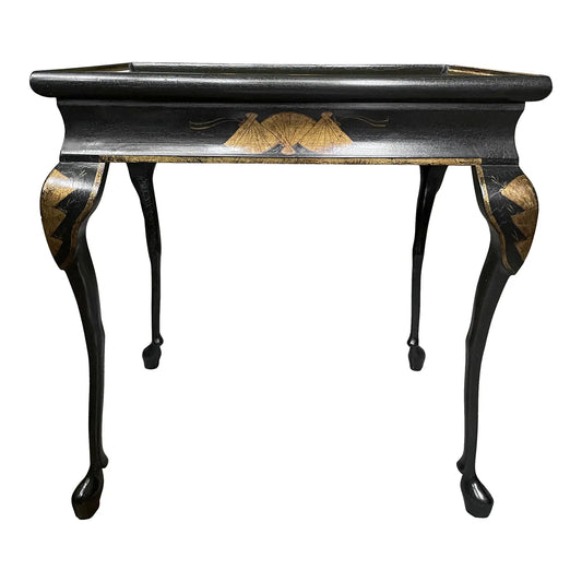 Rose Tarlow Doe Foot Lacquered Tete De Negre Side Table