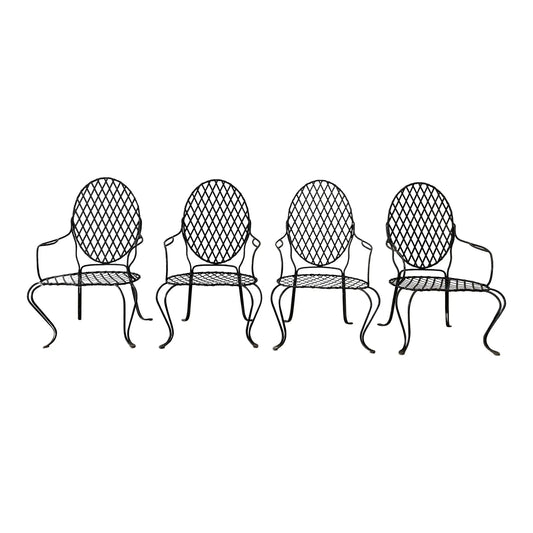 Rose Tarlow Iron Twig Garden Arm Chairs