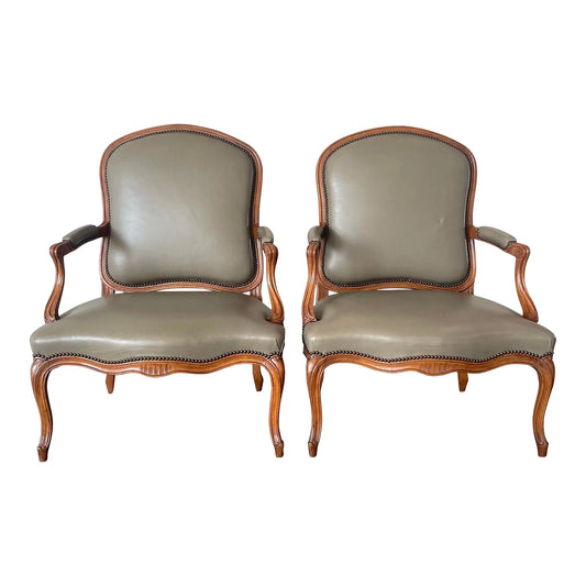Rose Tarlow Louis XV Sevigny Armchairs