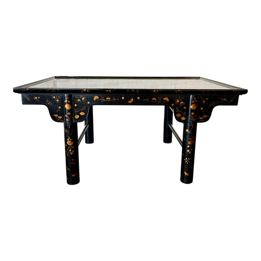 Rose Tarlow Melrose House Lacquered Chinoiserie K'ang Hsi Coffee Table