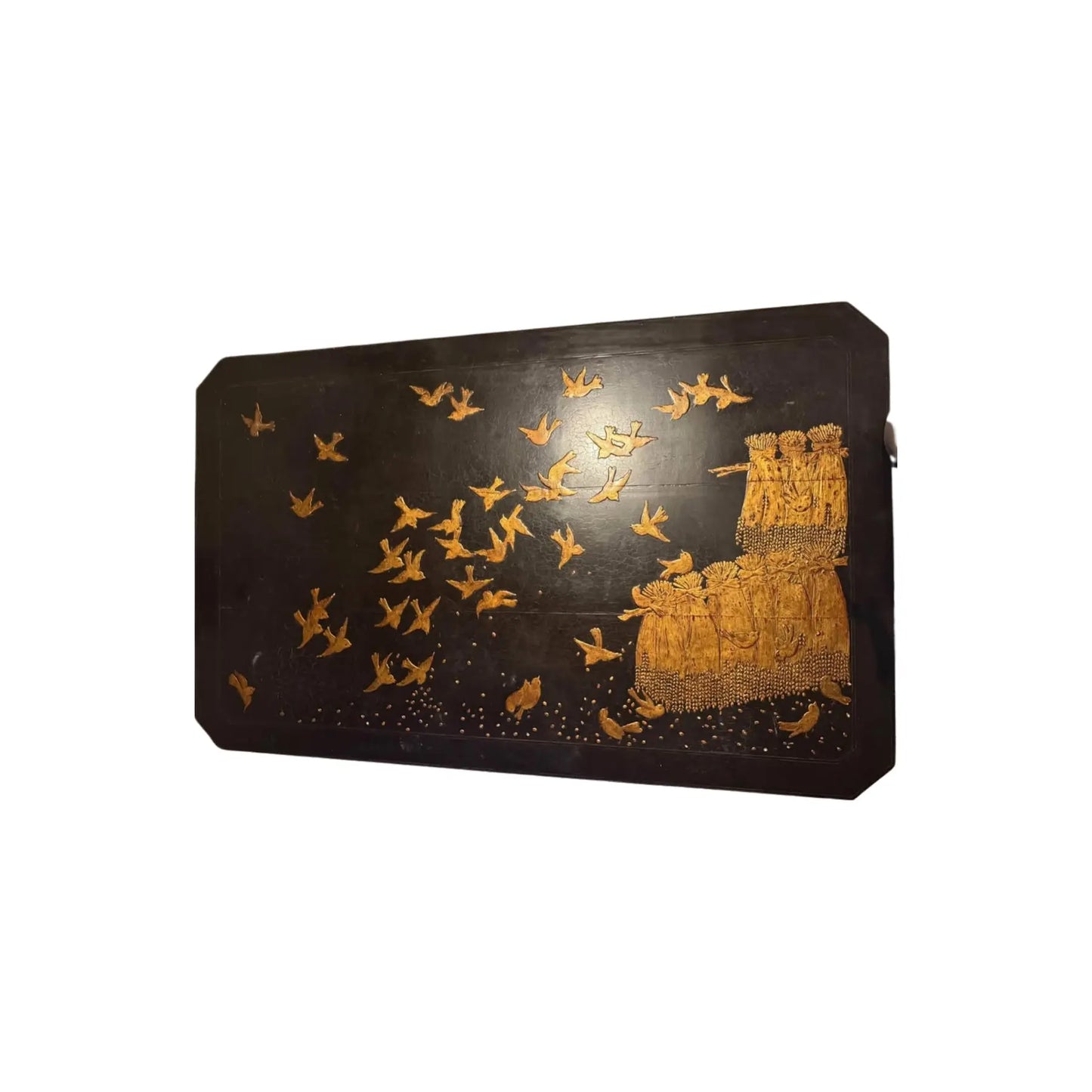 Rose Tarlow Sung Rectangular Lacquered Chinoiserie Coffee Table